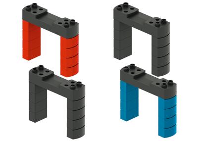 Märklin World 72218 H0 modulaire set verhoogde spoorbrug