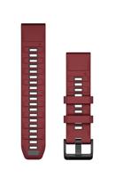 Garmin QuickFit, 20mm zwart/kiezelgrijze siliconen band, Marsala/Grafiet, 22 mm, Modern - thumbnail
