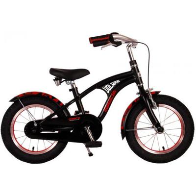 Volare miracle cruiser kinderfiets - jongens - 14 inch - mat zwart - prime collection