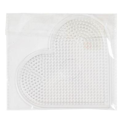 Creativ Company Strijkkralenbordje hart helder