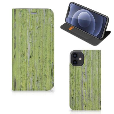 iPhone 12 Mini Book | Wallet Case | Green Wood