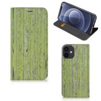 iPhone 12 Mini Book | Wallet Case | Green Wood - thumbnail