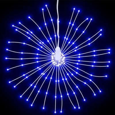 VidaXL Kerstverlichting vuurwerk 4 st 140 led&apos;s 17 cm blauw