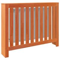 Radiatorombouw 108,5x19x84 cm massief grenenhout wasbruin - thumbnail