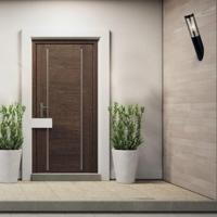 Searchlight Zwarte buitenlampBatton - 93901BK - thumbnail