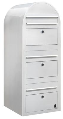 Bobi BrievenbusTrio 9016 Wit - 01.01.06.40