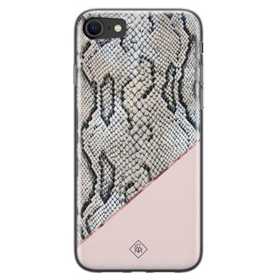 iPhone SE 2020 siliconen hoesje - Snake print iPhone SE 2020 siliconen hoesje - Snake print