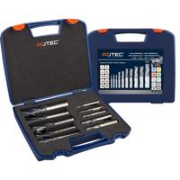 Rotec HSS-E uni.fr.set &apos;605C&apos;, gec.ø4-20,DIN844, Z3, 10dlg. ABS - 605.9420C - thumbnail