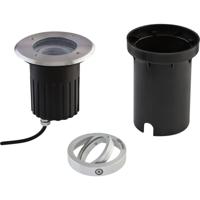 EVN EVN Lichttechnik 678710 Vloerinbouwlamp GU10 Hoogvoltage halogeenlamp RVS - thumbnail