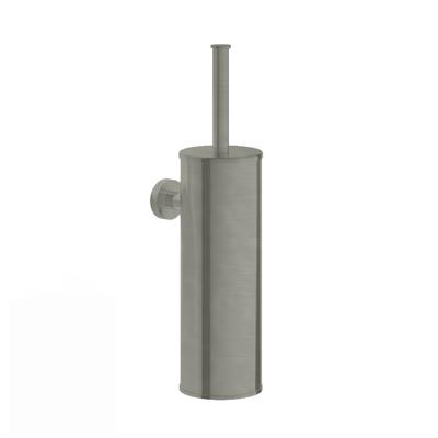 Toiletborstelgarnituur Hotbath Cobber Wandmodel Geborsteld Nikkel Toiletborstelgarnituur Hotbath Cobber Wandmodel Geborsteld Nikkel