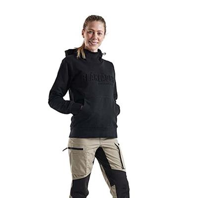 Blåkläder Dames hoodie 3D 35601158 | Zwart | Maat S - 7330509771471
