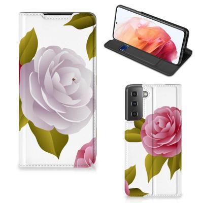 Samsung Galaxy S21 Smart Cover Roses Samsung Galaxy S21 Smart Cover Roses
