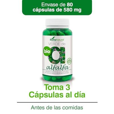 Soria Verde De Alfalfa Caps 80
