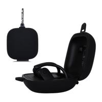 Effen kleur silicone draadloze Bluetooth oortelefoon beschermhoes voor beats Power beats Pro (zwart) - thumbnail