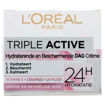 Loreal L'Oréal Paris Triple Active Dry Skin Dagcrème - 50 ml