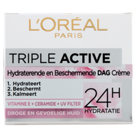 Loreal L'Oréal Paris Triple Active Dry Skin Dagcrème - 50 ml - thumbnail