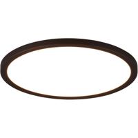 LED Plafondlamp 18W - Dimbaar RGB Verlichting - Mat Zwart - Met Afstandsbediening - thumbnail