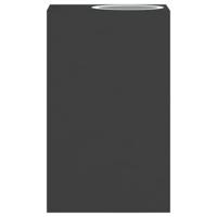 VidaXL Buitenwandlampen 2 st gegoten aluminium zwart - thumbnail