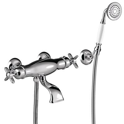 Badmengkraan Tres Clasic Opbouw Incl Handdouche Chroom Tres Badmengkraan Tres Clasic Opbouw Incl Handdouche Chroom Tres