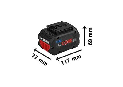 Bosch Accessoires Accupack | 4 x ProCORE18V 5.5Ah | In L-Boxx - 1600A02A2U