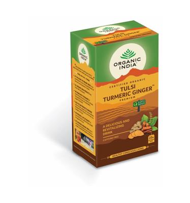Organic India Thee Tulsi Ginger Turmeric