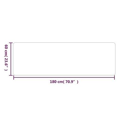 VidaXL Tapijtloper 60x180 cm antracietkleurig