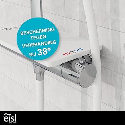 EISL hoofddoucheset met thermostaatkraan grande vita chroomwit