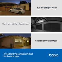 TP-Link Tapo Pan/Tilt Outdoor Security WiFi-camera, 2K, full-colour nachtzicht, 360°, IP65, slimme AI-detectie, geluids- en lichtalarm, tot 512 GB, SD-kaartsleuf, geen hub vereist (TC41) - thumbnail