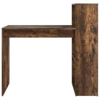 Bureau met plank Gerookt eiken 108 x 55 x 103.5 cm Bewerkt hout - thumbnail