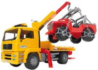 Bruder MAN TGA takelwagen met jeep 2750 - thumbnail