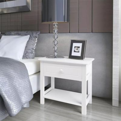 Nachtkastjes 2 stuks hout wit
