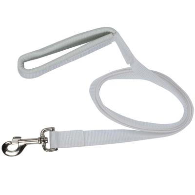 Nylon lijn met musketon wit