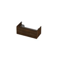 INK - Onderkast 1 Lade Greeploos met Houten Keerlijst - 900x450x350 Mm - Koper Eiken - thumbnail