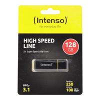 Intenso High Speed Line USB-stick 128 GB Zwart, Geel 3537491 USB-A 3.2 Gen 2 - thumbnail