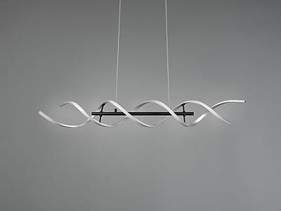 Trio Design led hanglampSequence geborsteld metaal - 341810205