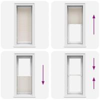 VidaXL Plisséjaloezie 50x150cm crème - thumbnail