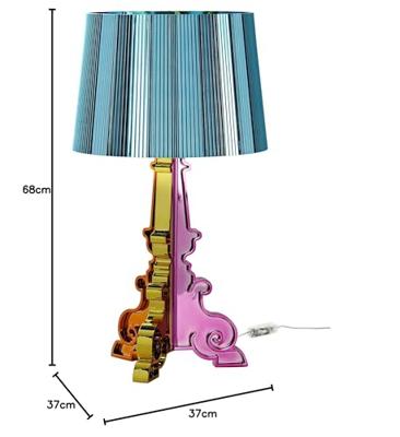 Kartell Bourgie Tafellamp - Blauw Kartell Bourgie Tafellamp - Blauw
