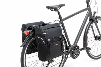 Newlooxs New looxs sports dubbele fietstas zwart/grijs