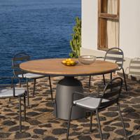 Kave Home Ronde Eettafel 'Tudons' Teakhout, 120cm - thumbnail