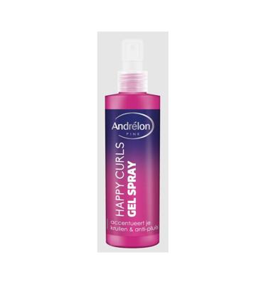 Andrelon Pink gelspray happy curls 200 Milliliter
