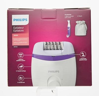 Philips BRP505/00 Satinelle Essential Epilator Paars/Wit - thumbnail