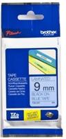 Labeltape Brother TZe, TZ TZe-521 PET Tapekleur: Blauw Tekstkleur:Zwart 9 mm 8 m - thumbnail