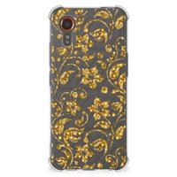 Samsung Galaxy Xcover 7 Case Gouden Bloemen - thumbnail