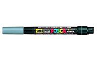 Paintmarker uni posca pcf350 brush 1-10mm zilver | 5 stuks - thumbnail