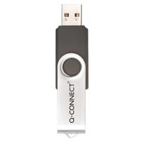 Q-CONNECT USB stick 2.0, zwart, 64 GB - thumbnail