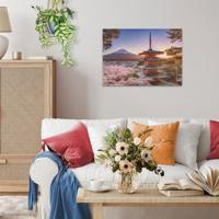 Puzzel van 1000 stukjes Kersenbloesems van de berg Fuji, volwassenen en kinderen, vanaf 14 jaar, puzzel van hoge kwaliteit, 12000582, Ravensb - thumbnail