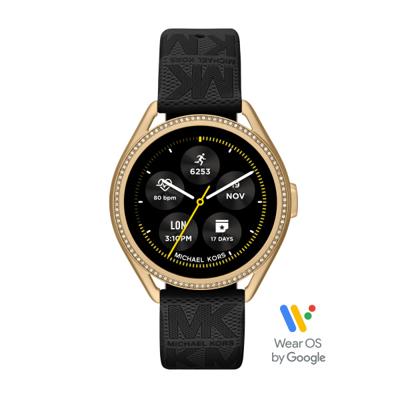 Horlogeband Smartwatch Michael Kors MKT5118 Rubber Zwart 20mm Horlogeband Smartwatch Michael Kors MKT5118 Rubber Zwart 20mm