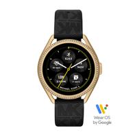 Horlogeband Smartwatch Michael Kors MKT5118 Rubber Zwart 20mm - thumbnail