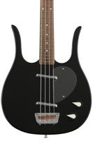 Danelectro 58 Longhorn Black elektrische basgitaar - thumbnail