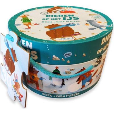 Dieren Op Het IJs - Boek + Giga Puzzel - Puzzel;Puzzel (9789036640534) Dieren Op Het IJs - Boek + Giga Puzzel - Puzzel;Puzzel (9789036640534)